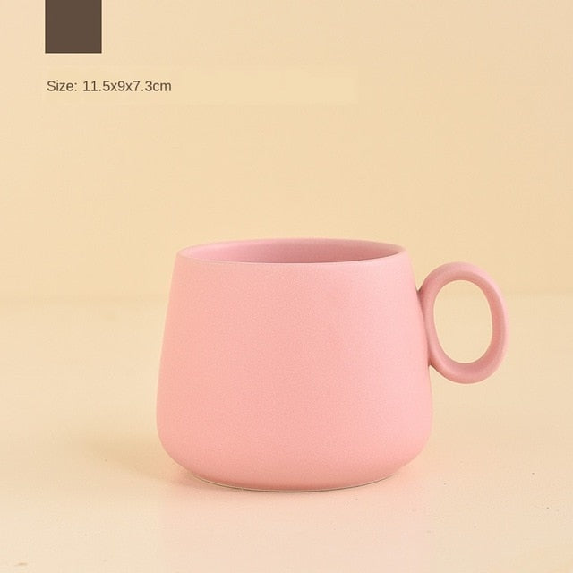 陶瓷粉色茶杯 - SQN station